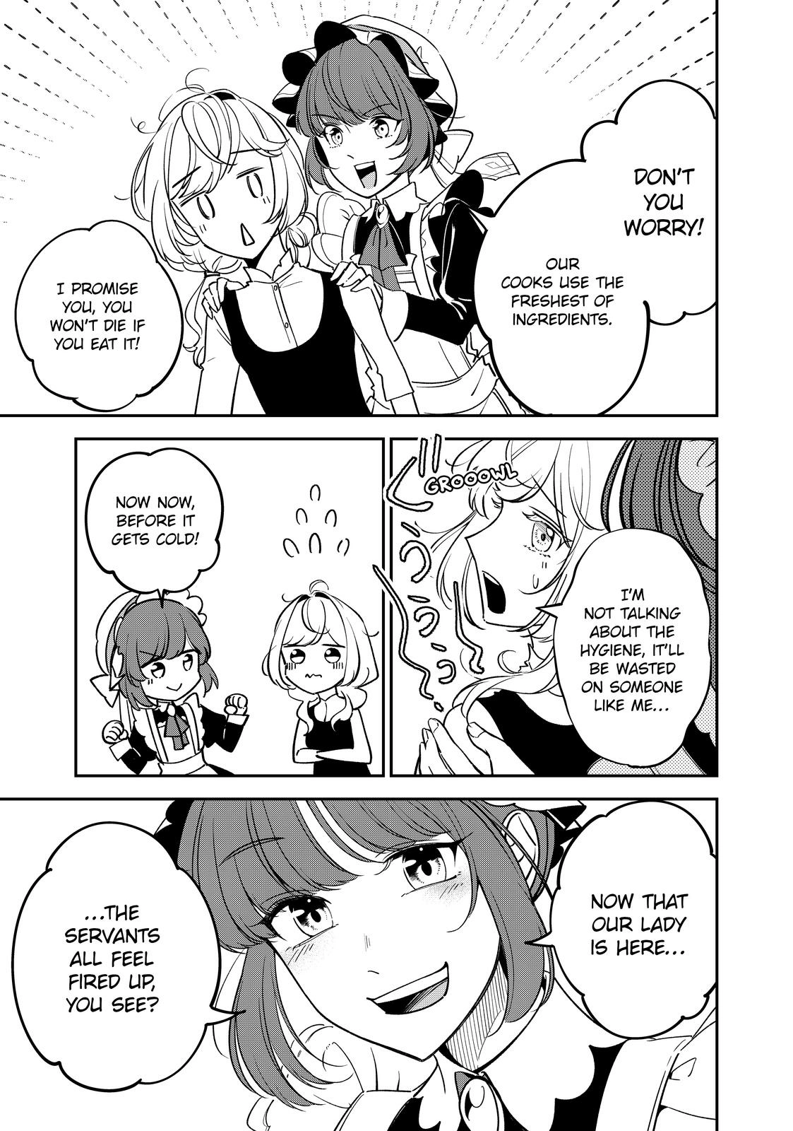 Senjou no Seijo: imouto no Kawari ni Koushaku Kishi ni Totsugu Koto ni Narimashita ga, Ima wa Shiawase desu Chapter 4 Page 27
