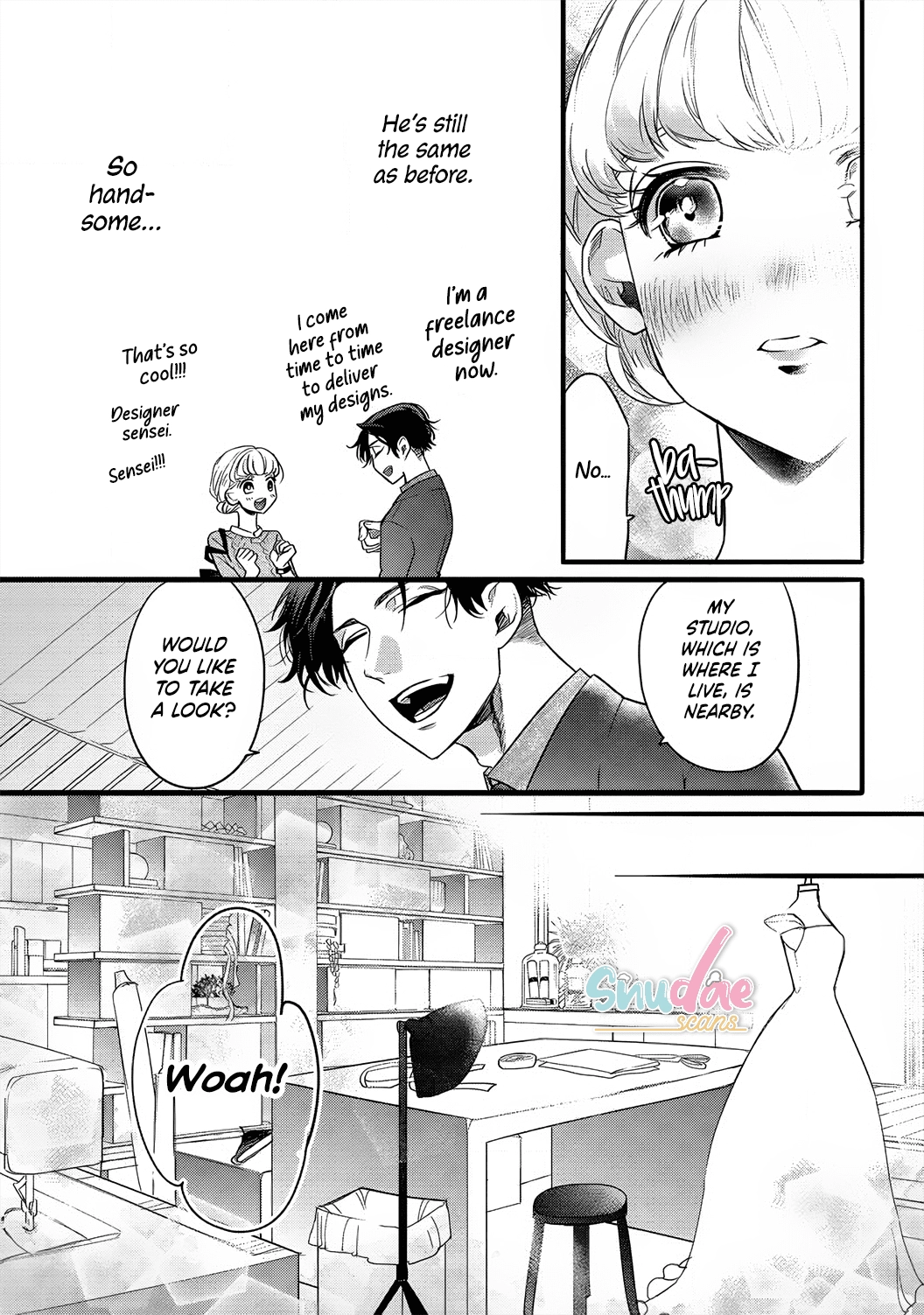 Jumpaku Dress ni Akaiito Kiss kara Hajimaru Dekiaikon Chapter 1 Page 13