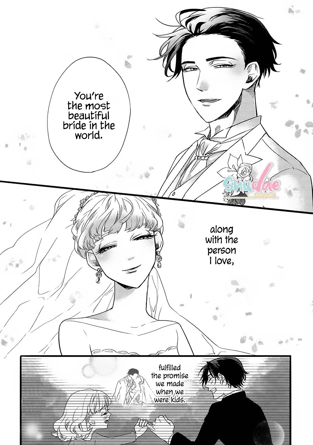 Jumpaku Dress ni Akaiito Kiss kara Hajimaru Dekiaikon Chapter 1 Page 40