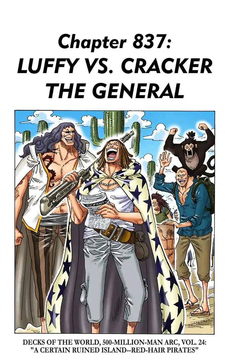 One Piece (Official Colored) Chapter 837 Page 1