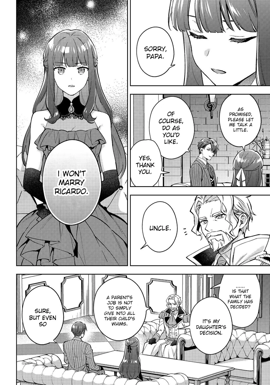The Beloved Daughter of a Crime Family Was Reincarnated as the Daughter of a Gangster in an Otome Game Chapter 25 Page 4