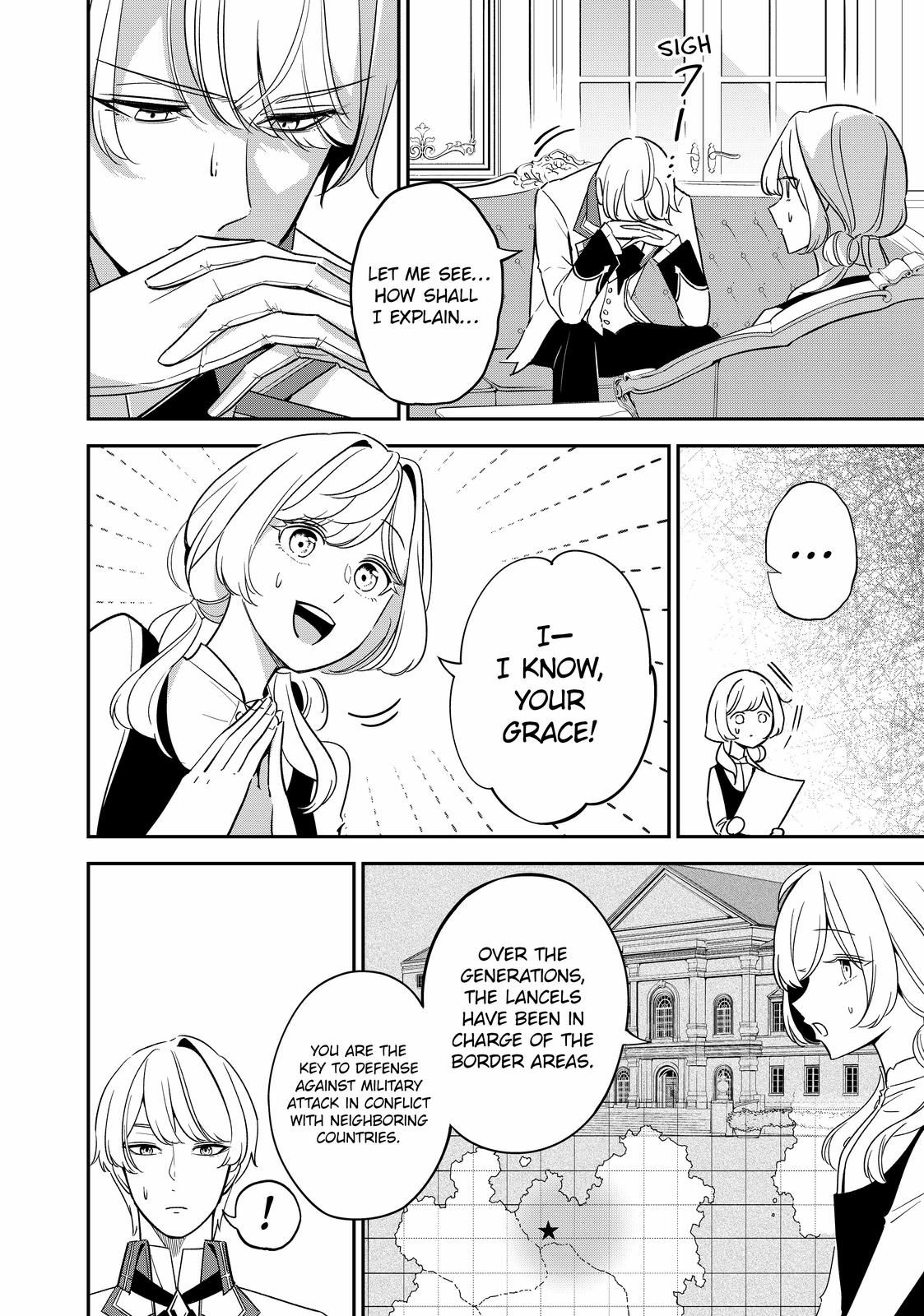 Senjou no Seijo: imouto no Kawari ni Koushaku Kishi ni Totsugu Koto ni Narimashita ga, Ima wa Shiawase desu Chapter 3 Page 8