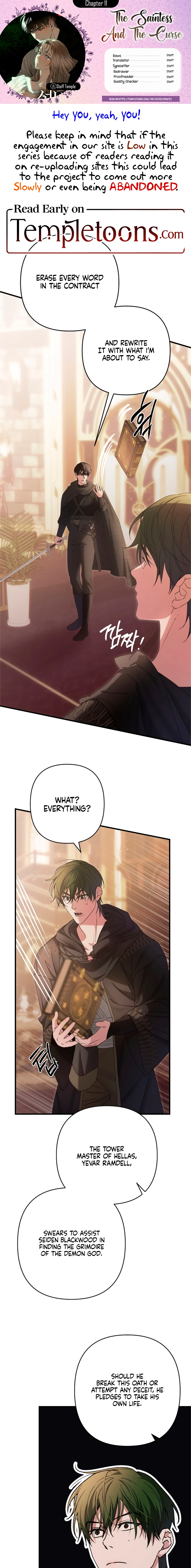 The Saintess and the Curse Chapter 11 Page 1