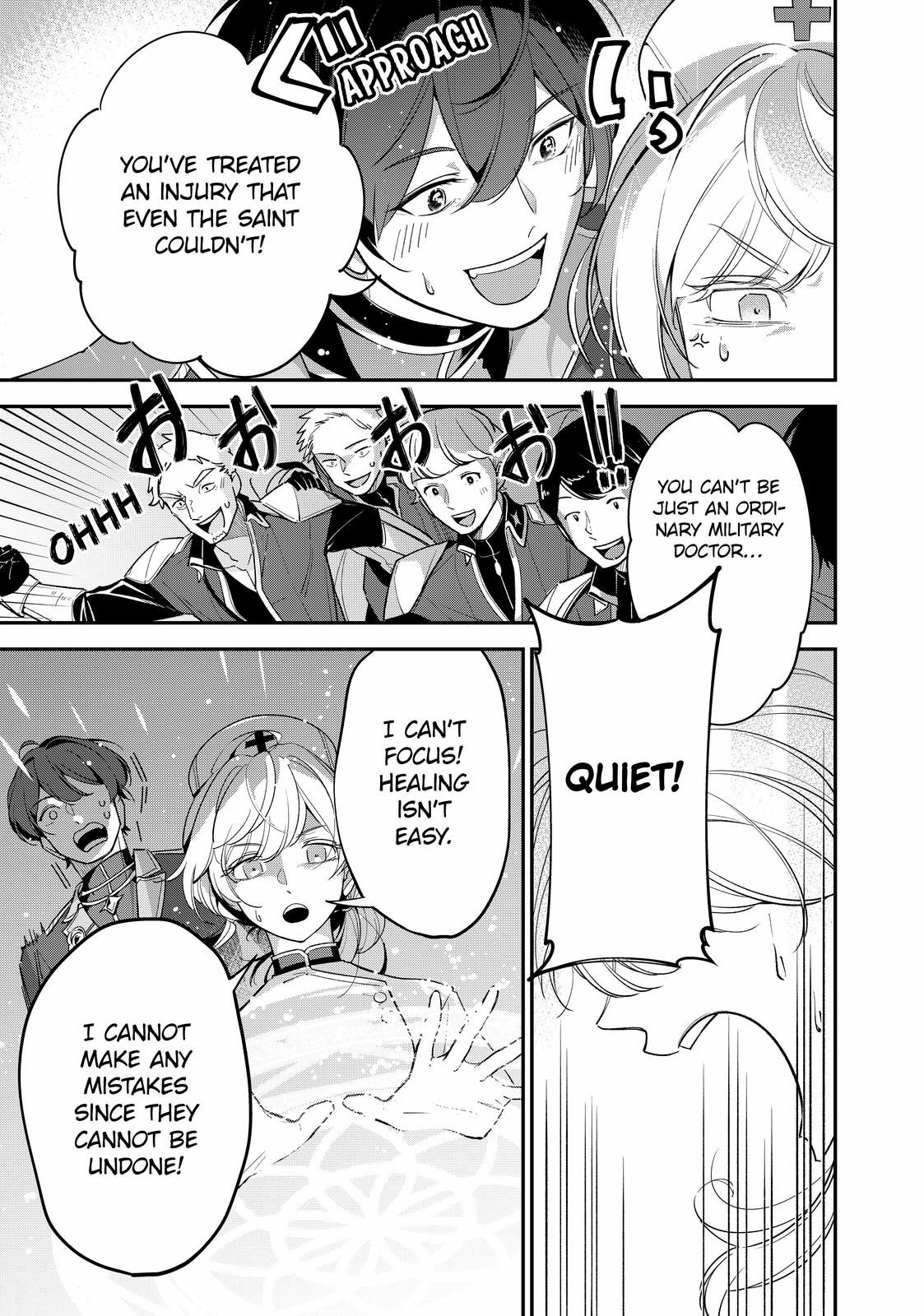 Senjou no Seijo: imouto no Kawari ni Koushaku Kishi ni Totsugu Koto ni Narimashita ga, Ima wa Shiawase desu Chapter 1 Page 33