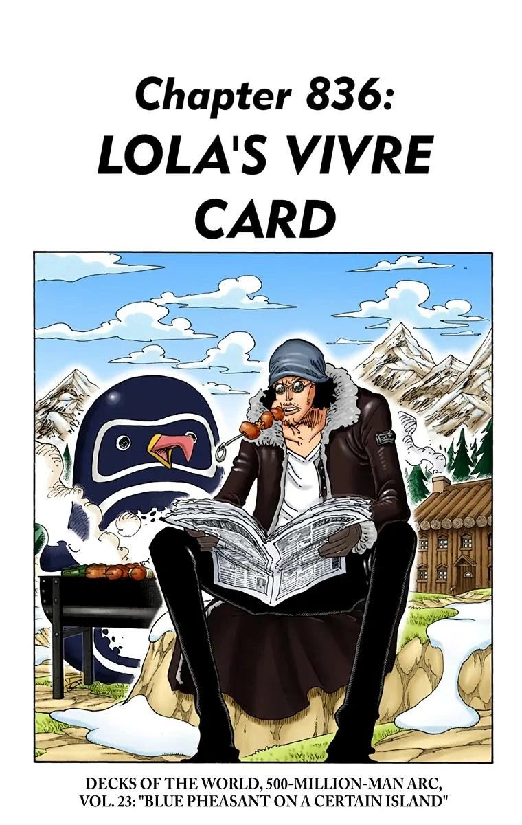 One Piece (Official Colored) Chapter 836 Page 1