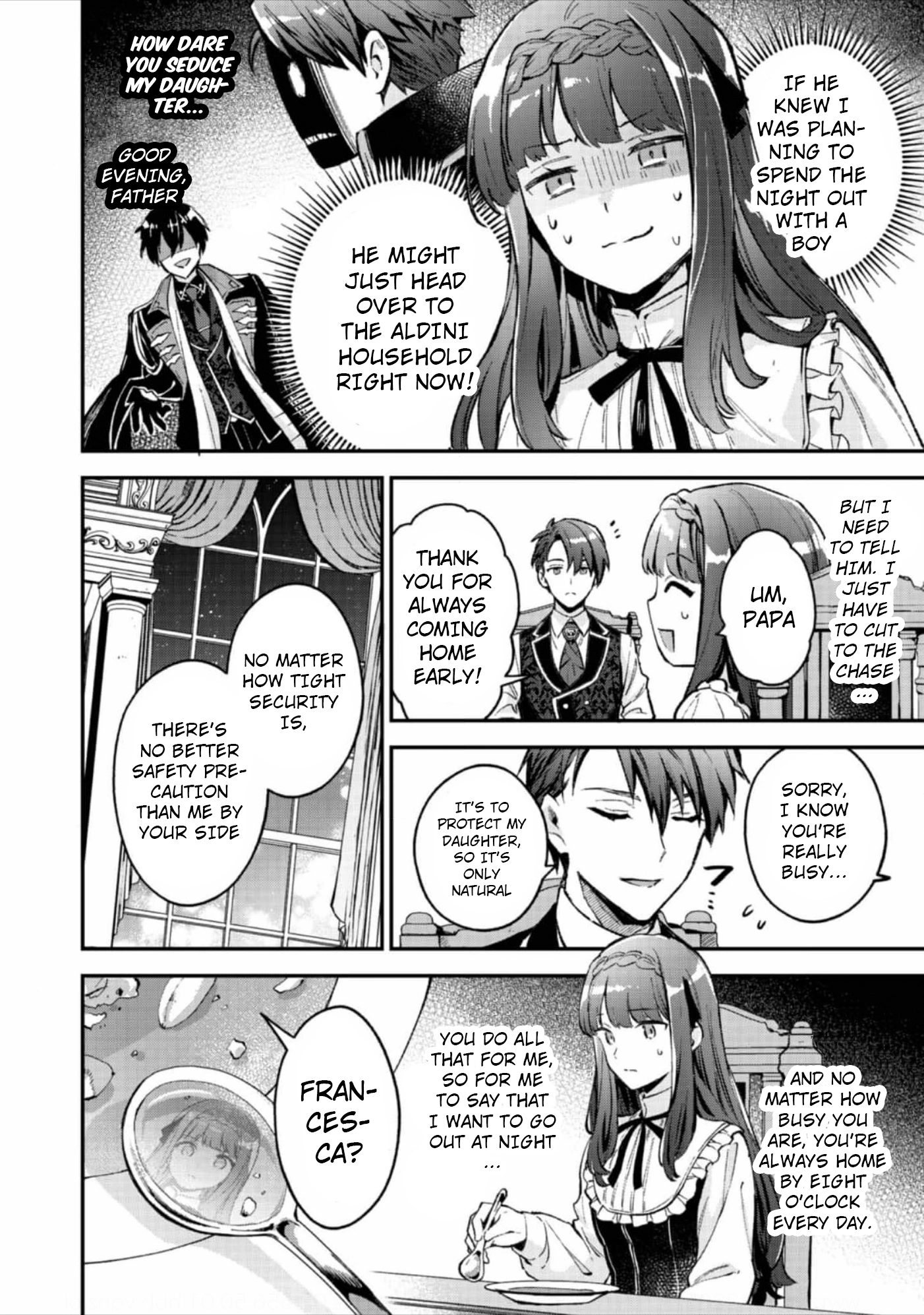 The Beloved Daughter of a Crime Family Was Reincarnated as the Daughter of a Gangster in an Otome Game Chapter 7 Page 21