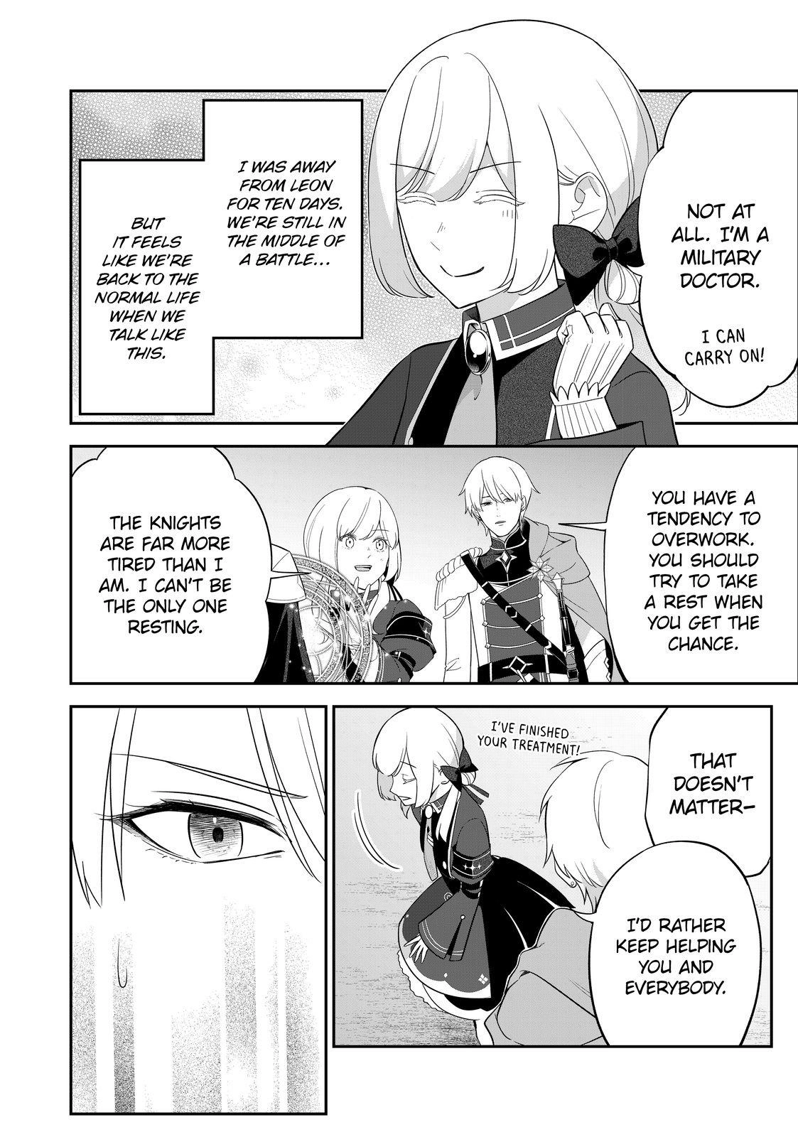Senjou no Seijo: imouto no Kawari ni Koushaku Kishi ni Totsugu Koto ni Narimashita ga, Ima wa Shiawase desu Chapter 28 Page 32