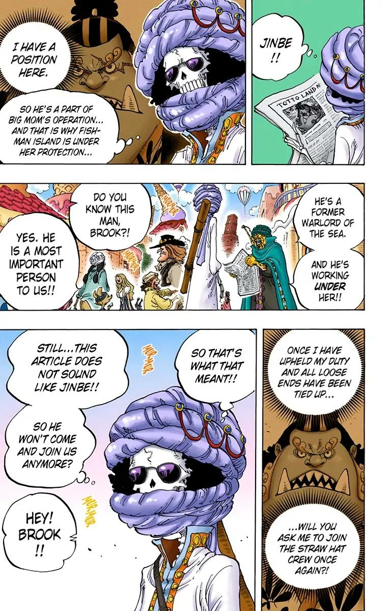 One Piece (Official Colored) Chapter 834 Page 5