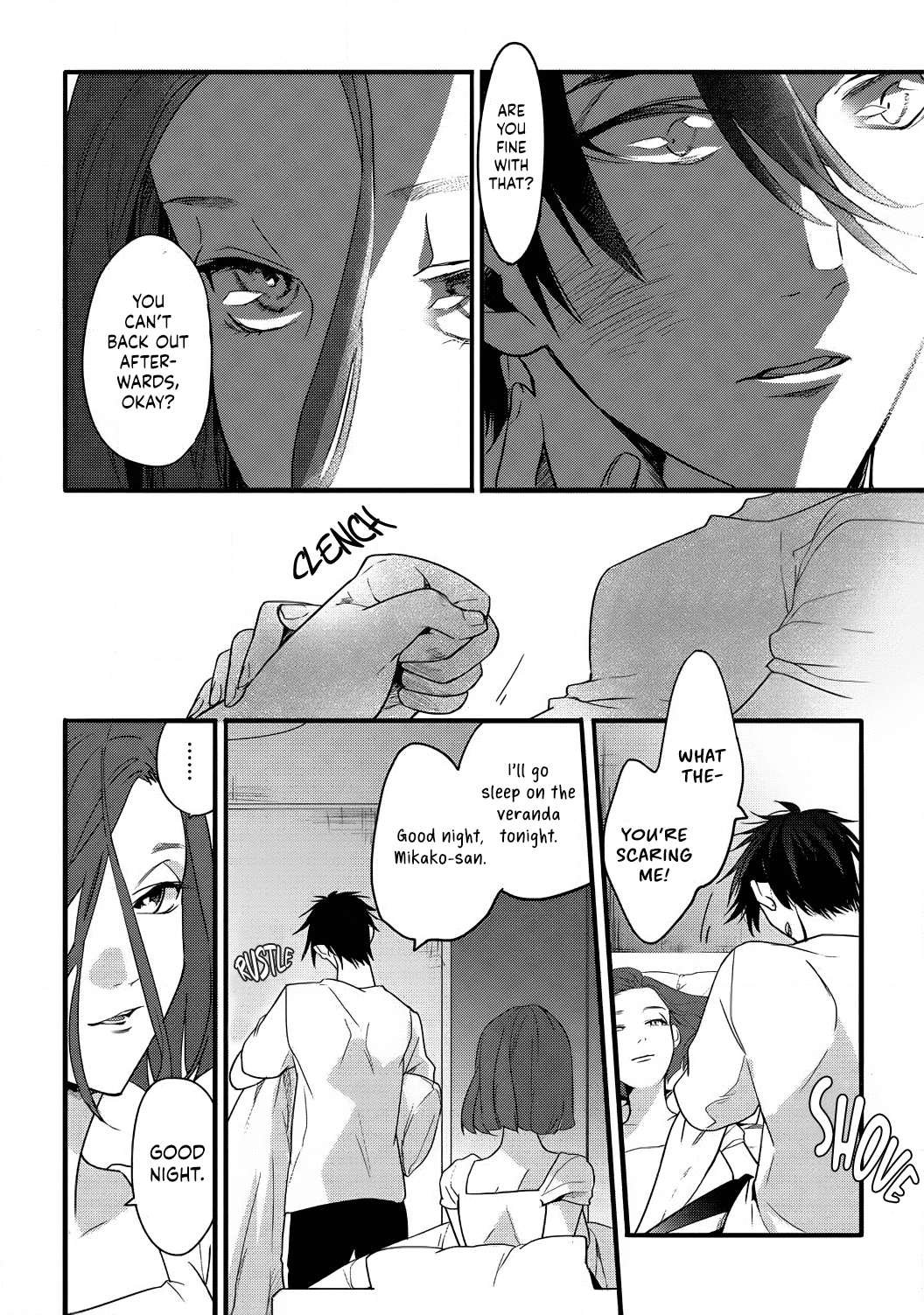 Jumpaku Dress ni Akaiito Kiss kara Hajimaru Dekiaikon Chapter 4 Page 28