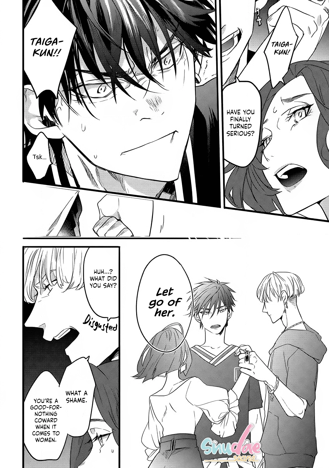 Jumpaku Dress ni Akaiito Kiss kara Hajimaru Dekiaikon Chapter 4 Page 36