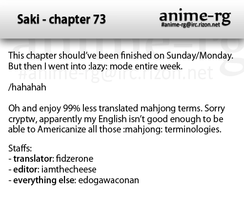 Saki Chapter 73 Page 15
