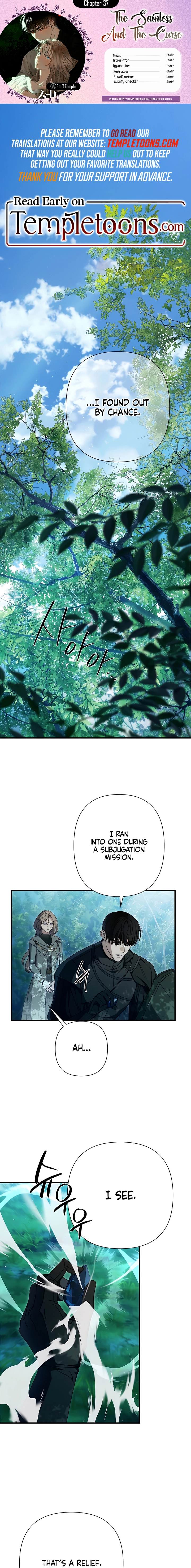 The Saintess and the Curse Chapter 37 Page 1