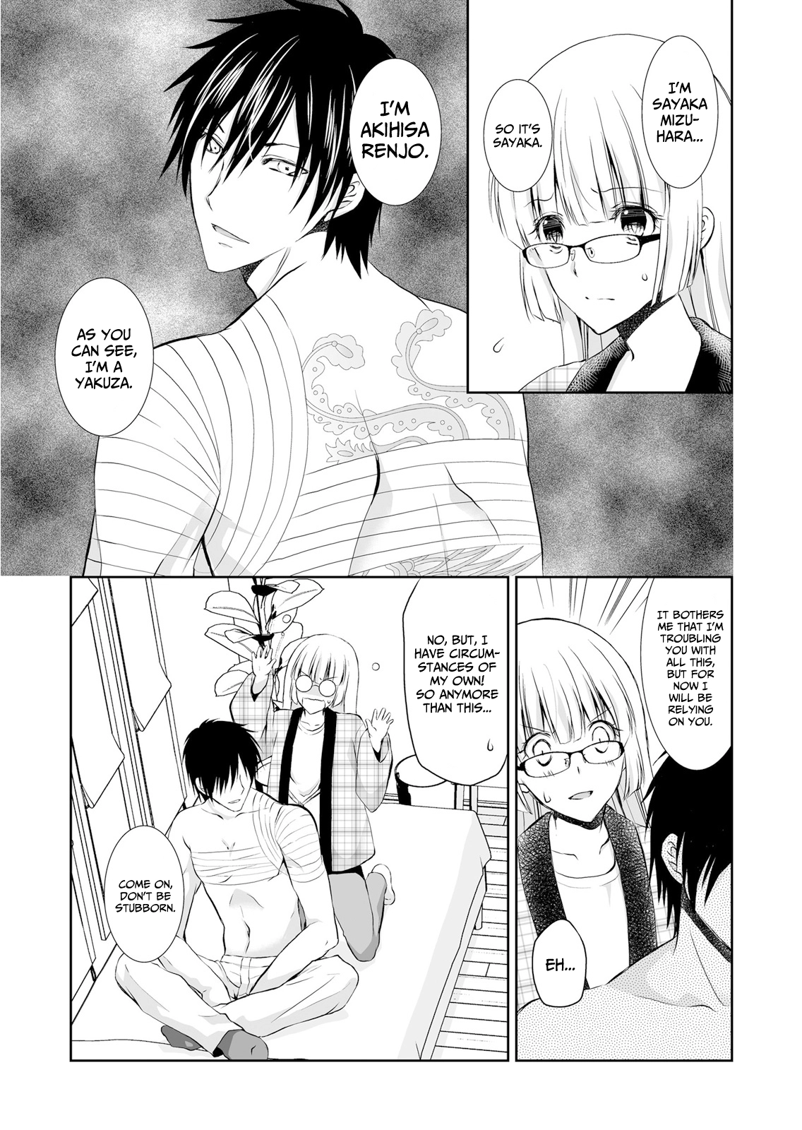 Forced to Live With a Wolf-Like Yakuza!? I'm Not to Be Erotically Eaten! Chapter 2 Page 11