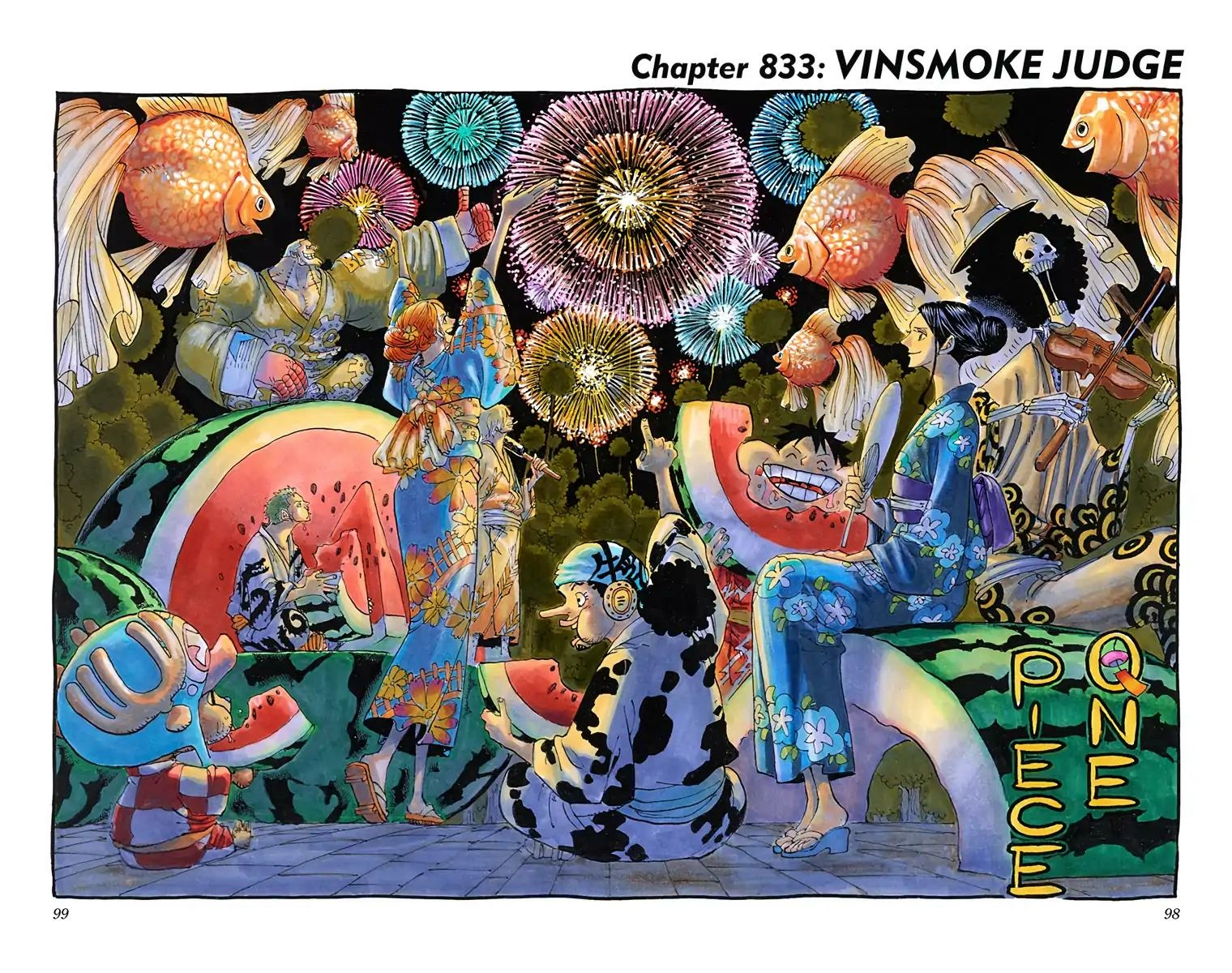 One Piece (Official Colored) Chapter 833 Page 1