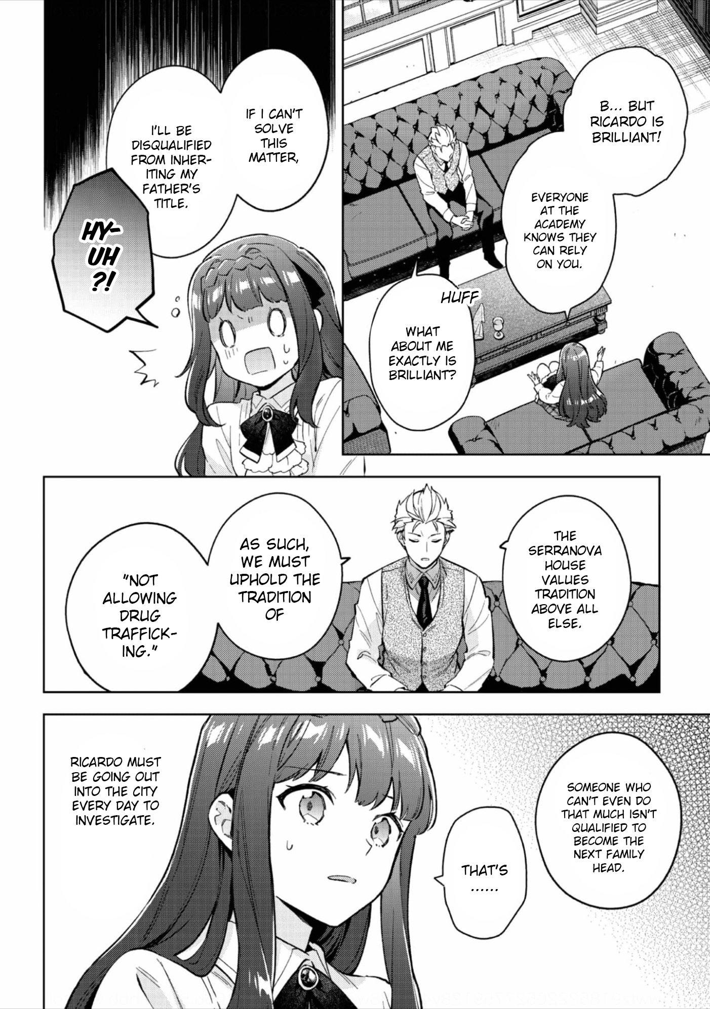 The Beloved Daughter of a Crime Family Was Reincarnated as the Daughter of a Gangster in an Otome Game Chapter 20 Page 9