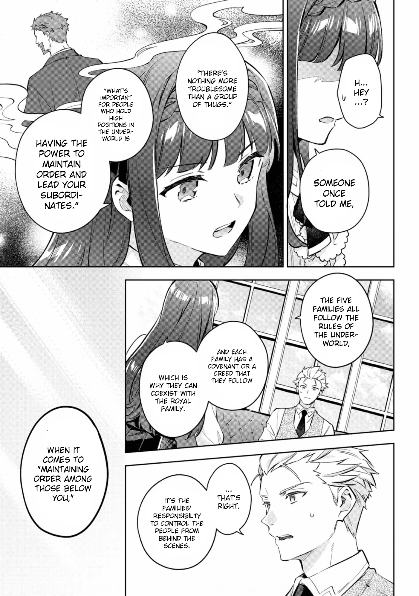 The Beloved Daughter of a Crime Family Was Reincarnated as the Daughter of a Gangster in an Otome Game Chapter 20 Page 12