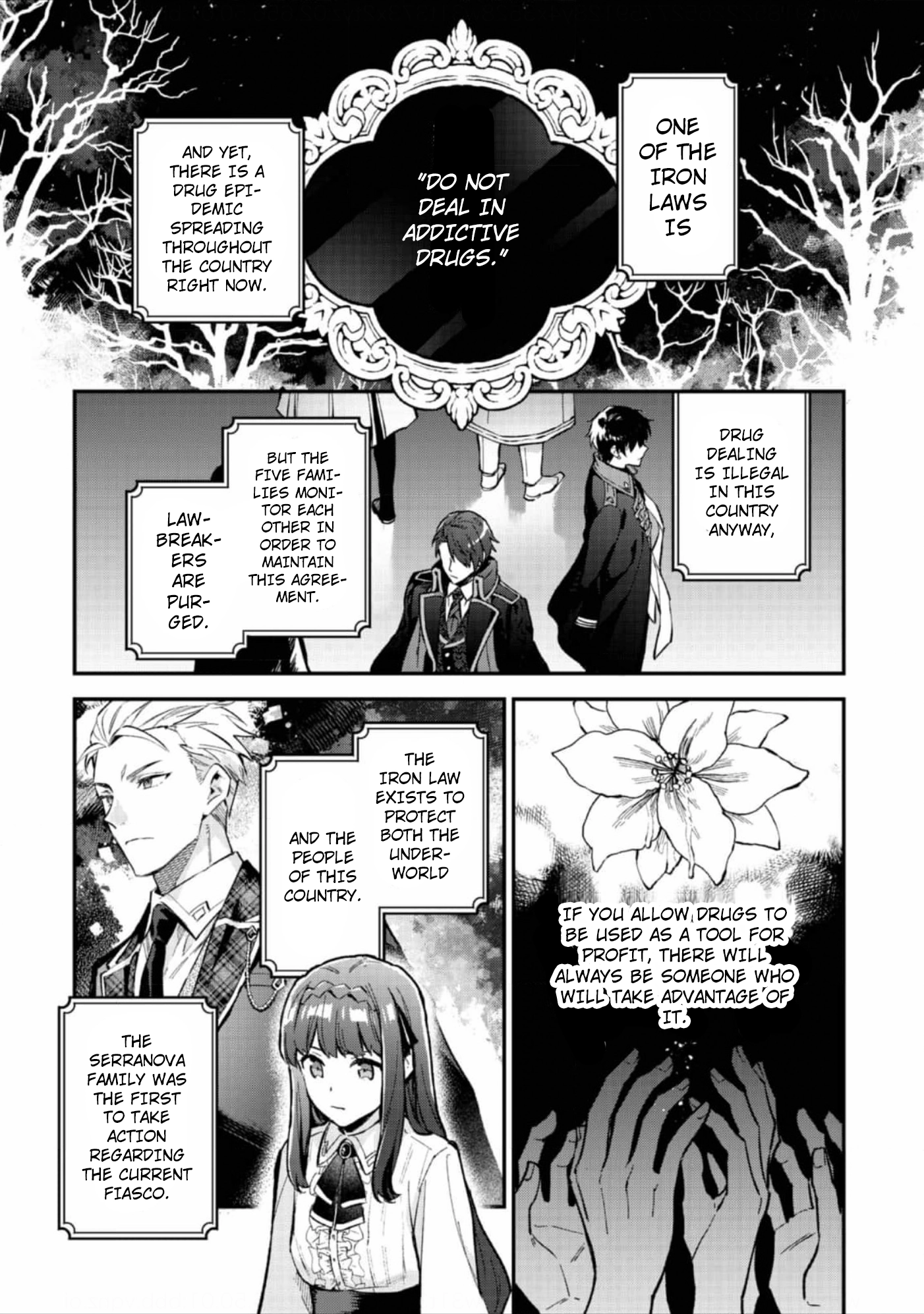The Beloved Daughter of a Crime Family Was Reincarnated as the Daughter of a Gangster in an Otome Game Chapter 6 Page 22