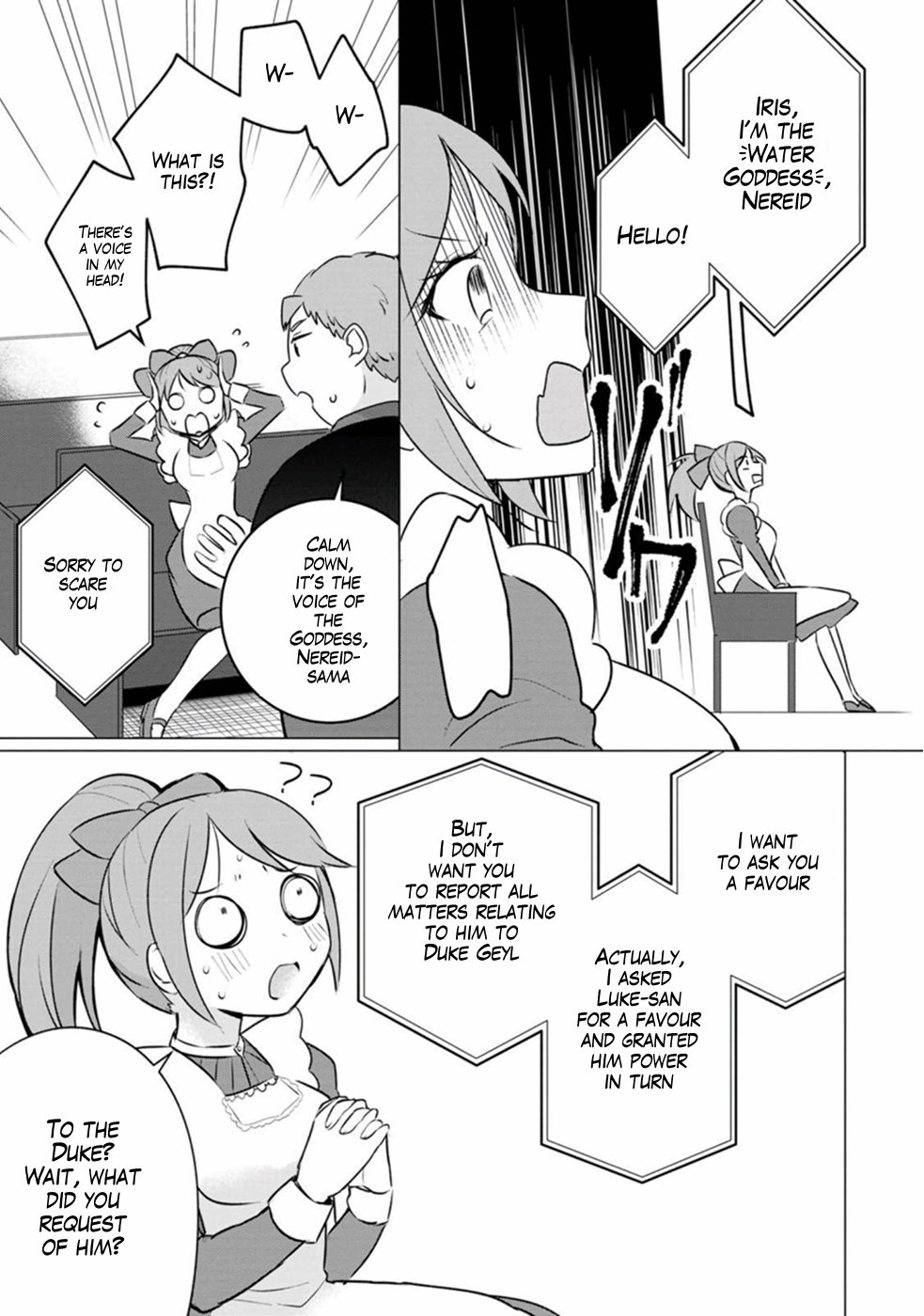 Tensei Saki ga Zannen Ouji Datta Ken ~Ima wa Fukkin 1-kai mo Dekinai kedo Yasete Isekai Sukuimasu~ Chapter 9 Page 24