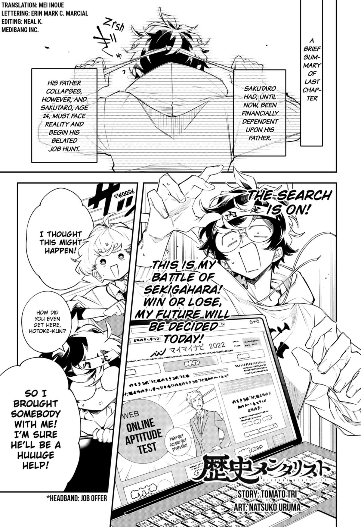 History's Mentalist Chapter 9 Page 1