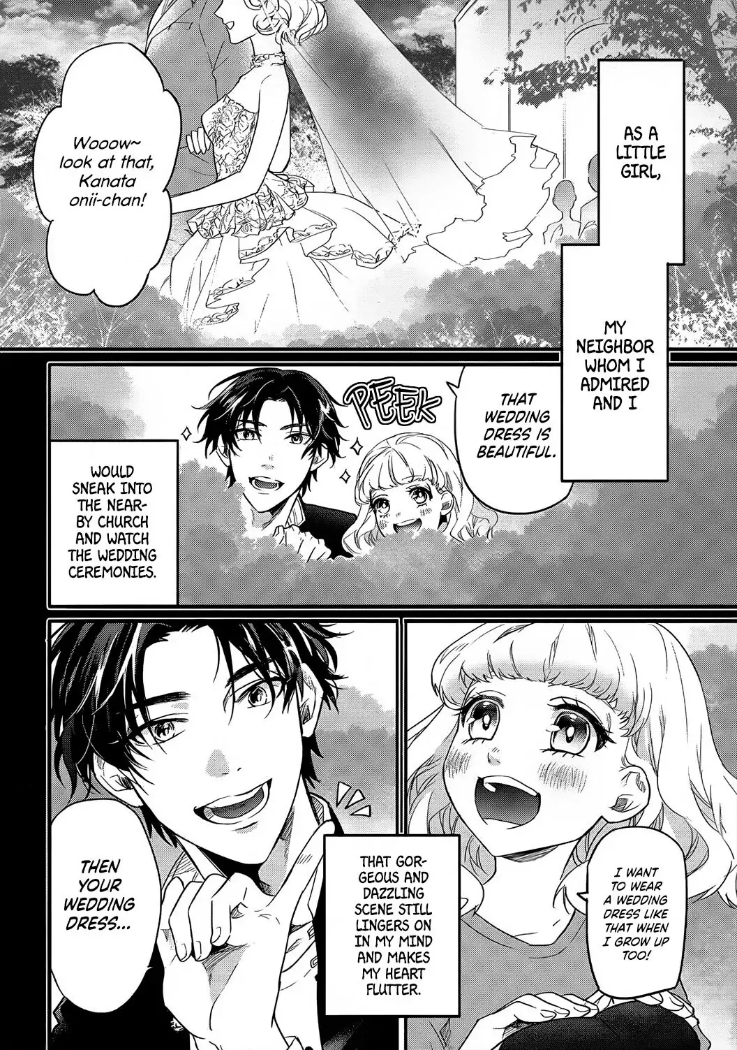 Jumpaku Dress ni Akaiito Kiss kara Hajimaru Dekiaikon Chapter 1 Page 9