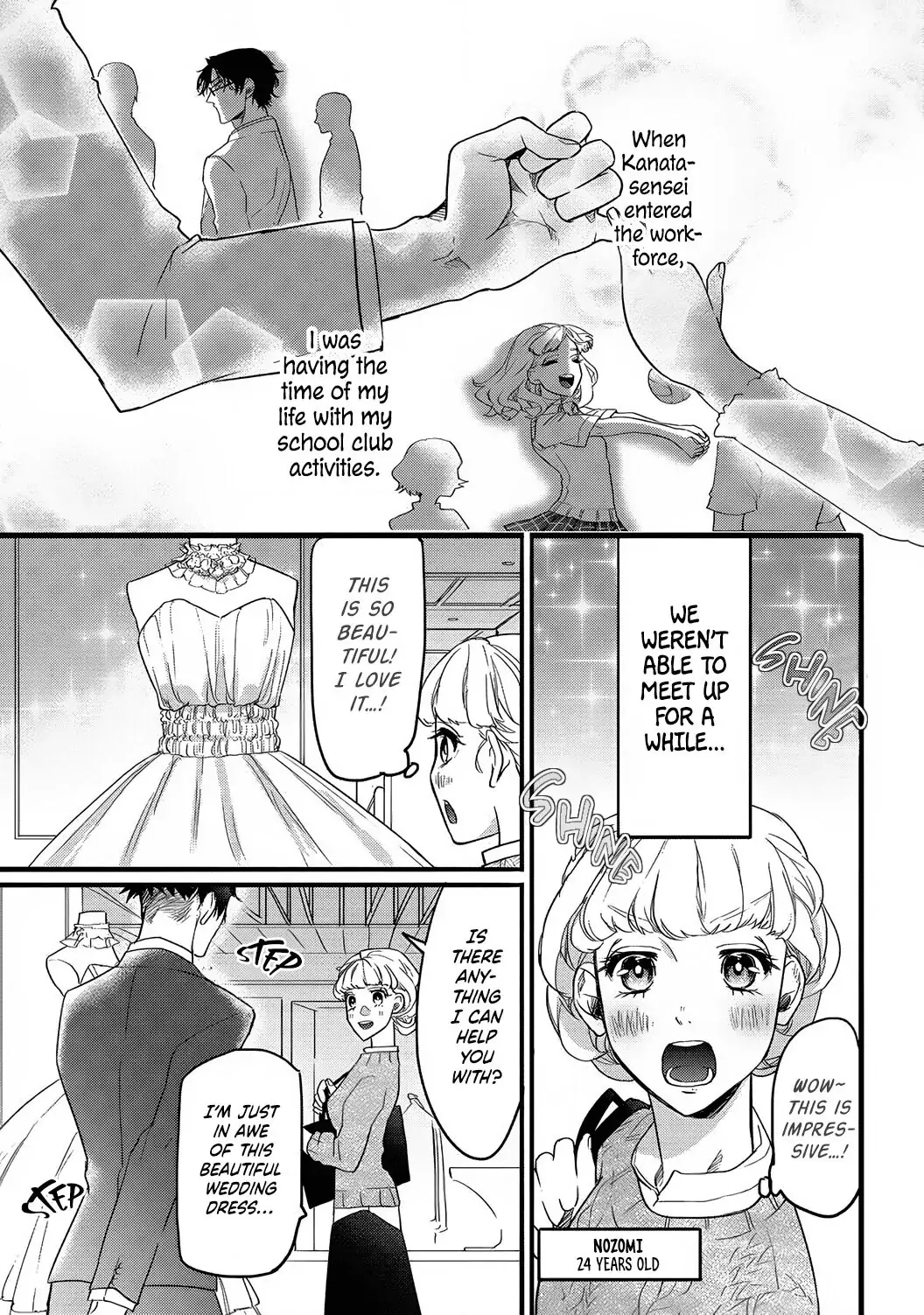 Jumpaku Dress ni Akaiito Kiss kara Hajimaru Dekiaikon Chapter 1 Page 12