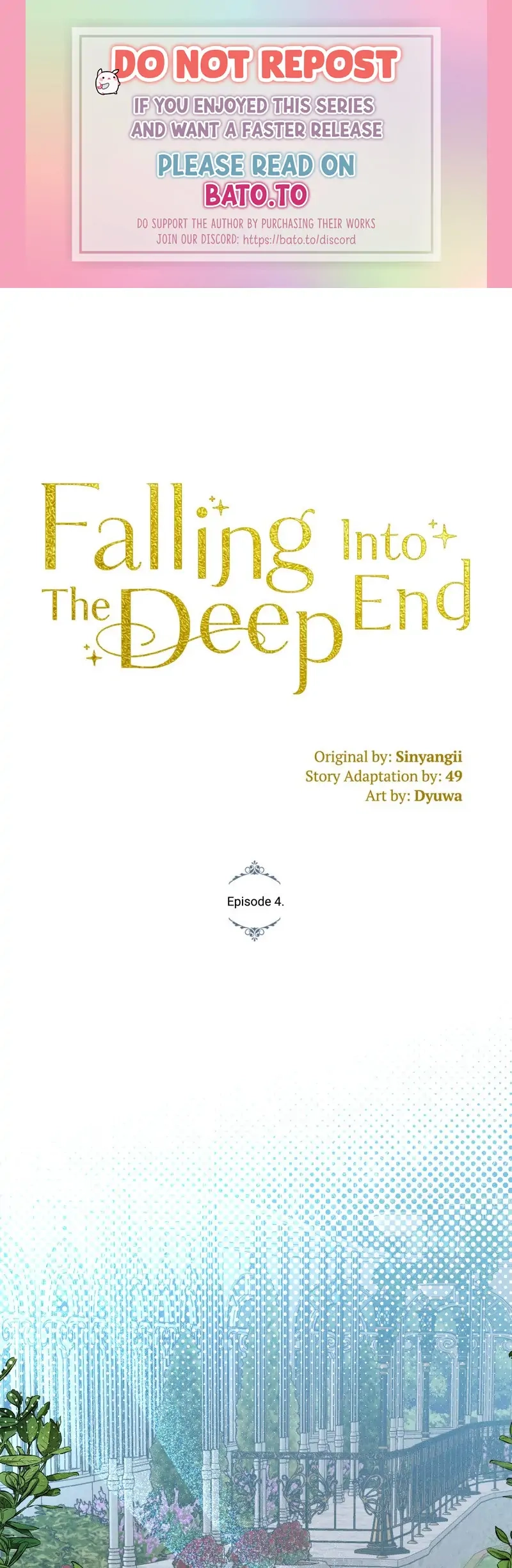 Falling Into the Deep End Chapter 4 Page 1