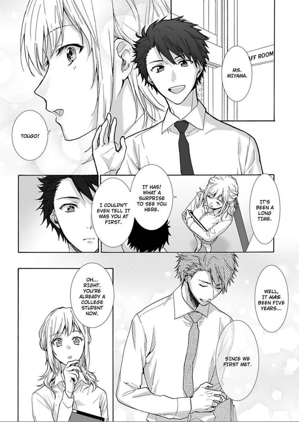 Saikai Shita Oshiego wa Watashi ga Shiranai Kao wo Suro Chapter 1 Page 9