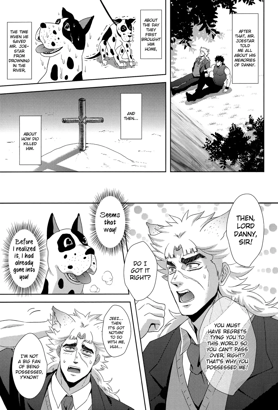 Jojo no Kimyou na Bouken dj - Ore, Joestar-san no Inu ni Narimasu Chapter 0 Page 13