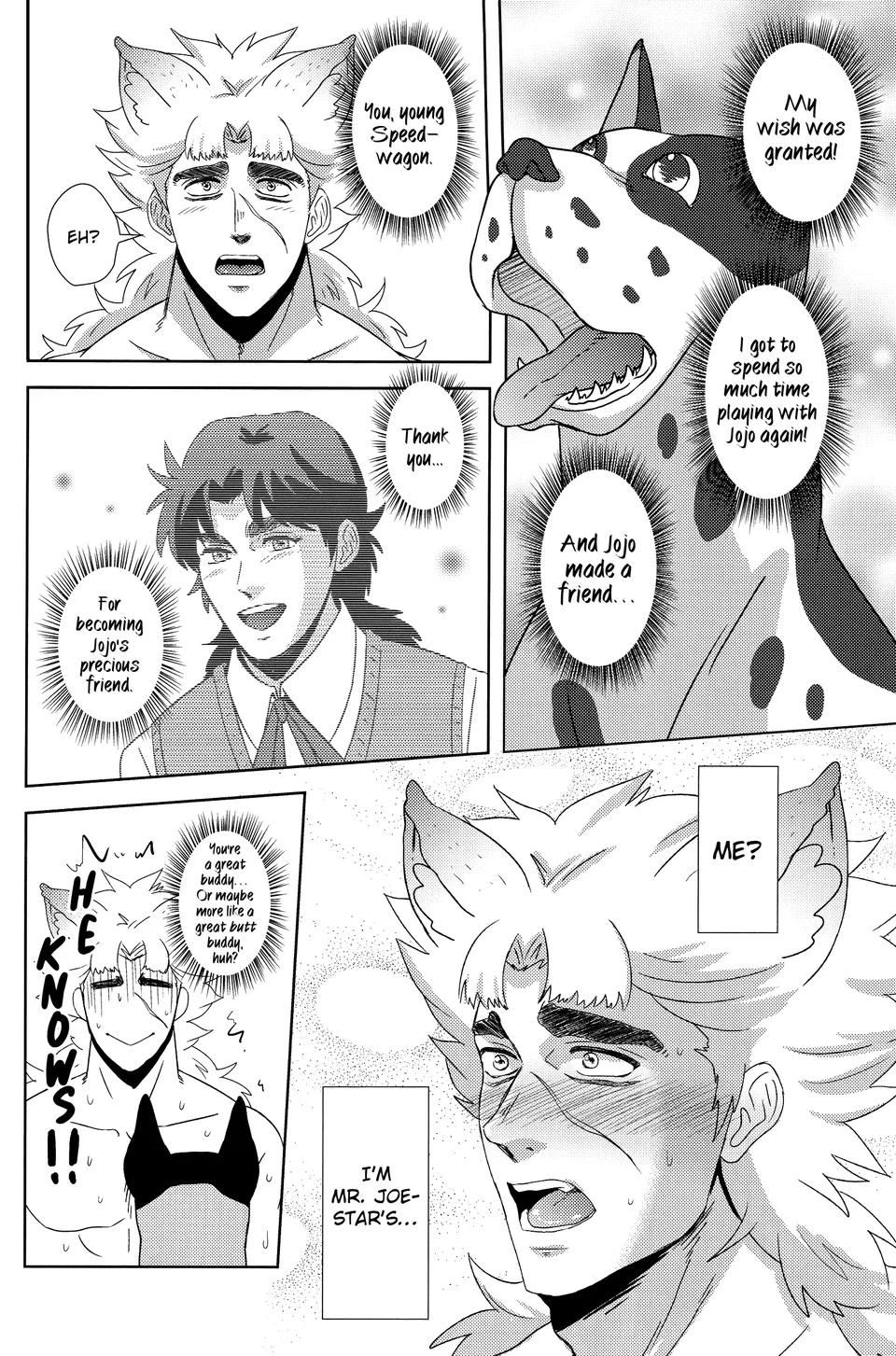 Jojo no Kimyou na Bouken dj - Ore, Joestar-san no Inu ni Narimasu Chapter 0 Page 32