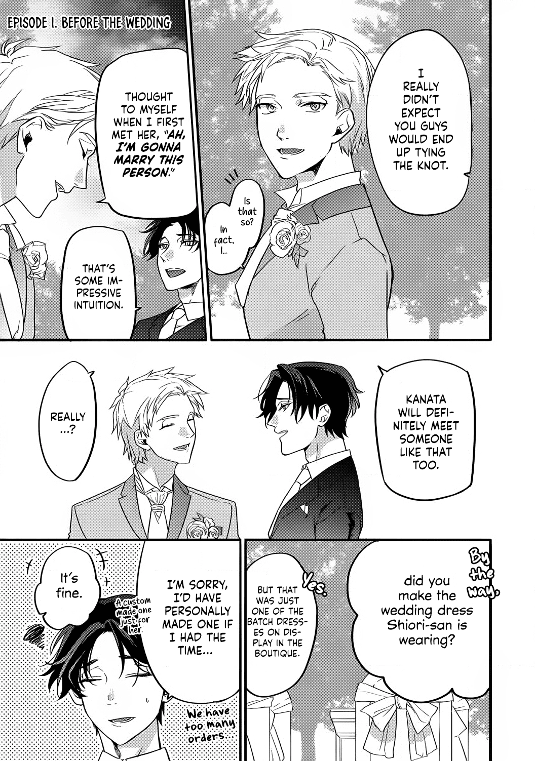 Jumpaku Dress ni Akaiito Kiss kara Hajimaru Dekiaikon Chapter 5 Page 5