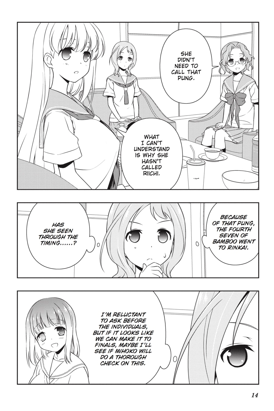 Saki Chapter 143 Page 14